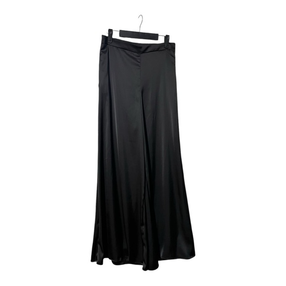 Caroline Constas Satin Flowy Trousers Pants - Picture 2 of 4